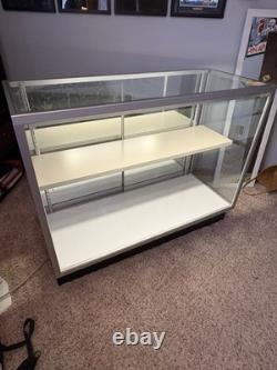 Large Display Case with Sliding Doors Glass Door 38x48x20 Store Quality LED