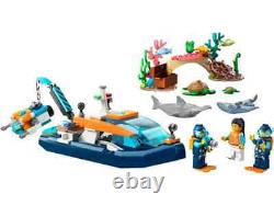 Lego City Explorer Diving Boat 60377 Store Display Case Read Description