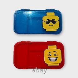 Lego Storage Containers Minifigure Display Case Lot