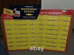 Lesney matchbox 1966 Unused Store Display 78 Mint NM Models+ Catalogue Case RARE