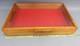 Lg 24x15 Vintage Oak Wood General Store Presentation Glass Lid Display Box Case