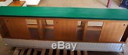 Lighted Display Case Retail Store Museum Business Counter Shelves Glass Wood Lrg
