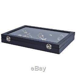 Livivo 100 Ring Velvet Jewellery Display Box Storage Tray Case Holder Organiser
