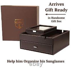 Lookout Sunglasses and Eyeglasses Organizer Storage Display Case Dresser Vale