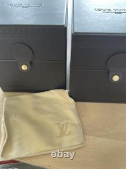 Louis Vuitton Case 2set for Wristwatch Display Storage Empty mzmr