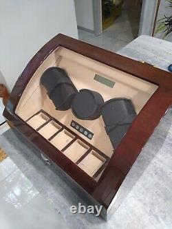 Luxury Automatic Watch Winder Case Storage Display Box Electric