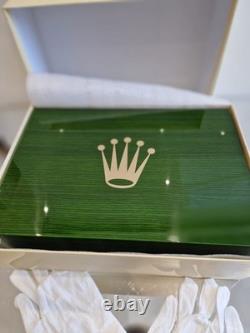 Luxury Watch Display Case Green Wood 10 Slot Storage Box