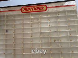 MATCHBOX Store Display Case VINTAGE 1970s Lesney for 81 Cars