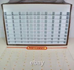 MATCHBOX Store Display Case VINTAGE 1970s Lesney for 81 Cars Great Shape (T)