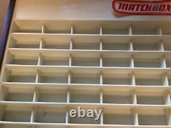 MATCHBOX Store Display Case VINTAGE 1970s Lesney for 81 Cars Missing Front