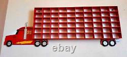 Mack Truck cars Toy shelf storage for Hot Wheels Display Showcase for 60 car