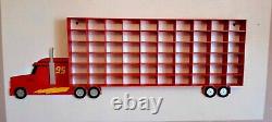 Mack Truck cars Toy shelf storage for Hot Wheels Display Showcase for 60 car