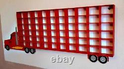 Mack Truck cars Toy shelf storage for Hot Wheels Display Showcase for 60 car