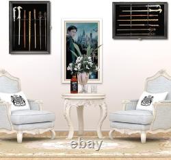 Magic Wand Display Case Holds 7 Secure Wall/Hang Storage with Acrylic Shield