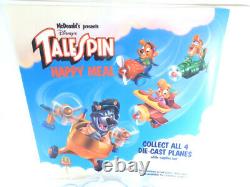 McDonald's Tale Spin Happy Meal P. O. P. Kit STORE DISPLAY in Factory Case
