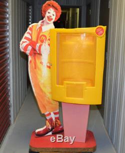 McDonalds Ronald McDonald store Toy display case for Happy Meal toys Rare