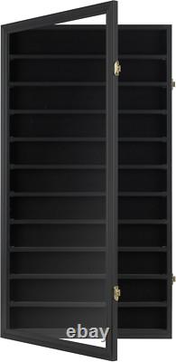 Medals Challenge Coins Display Case Cabinet Poker Chips Storage Mini Figurines