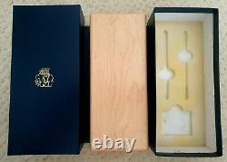 Michel Perchin Luxury Wood Display Presentation Storage Pen Box Case Swss Made