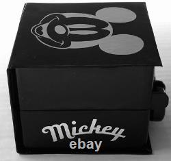 Mickey Mouse Black Watch Box Storage Case Presentation Display