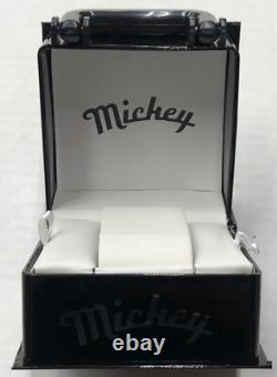 Mickey Mouse Black Watch Box Storage Case Presentation Display