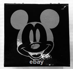 Mickey Mouse Black Watch Box Storage Case Presentation Display