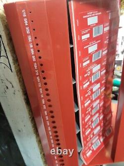 Milwaukee Shockwave Drill Bit Metal Display Case Store Display Red Storage
