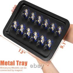 Miniature Storage Case for Collectibles, Miniature Display Cases with Magnetic D