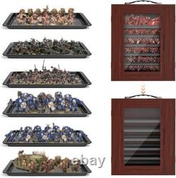 Miniature Storage Case for Collectibles, Miniature Display Cases with Magnetic D