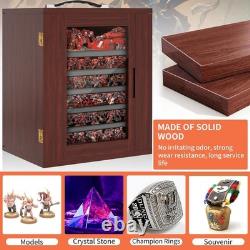 Miniature Storage Case for Collectibles, Miniature Display Cases with Magnetic D