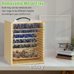 Miniature Storage Case for Collectibles Miniatures, Miniature Display Cases w