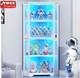 Minifigures Corner Display Case 4 Tier Led Figure Diecast Card Car Curio Cabinet