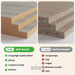 Minifigures Display Case 4 Tier LED Gray Figure Diecast Model Car Glass Cabinet