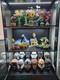 Minifigures Display Case Led Light Figure Diecast Model Car Curio Books Cabinet