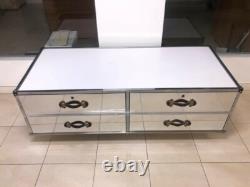 Mirrored Retail Display Case / Clothing Display with Locking Storage Cabinet