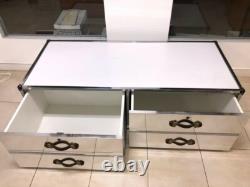 Mirrored Retail Display Case / Clothing Display with Locking Storage Cabinet
