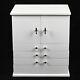 Modern Large Wooden Jewellery Box Organizers Storage Display Case With Mirror New