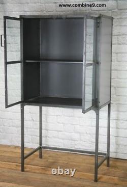 Modern industrial apothecary, Medicine Cabinet, Storage cabinet, Display case