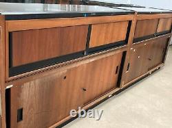 Must Sell! Store Lot 21 Pcs Custom Solid Wood Jewelry Display Showcases 56+ Feet
