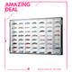 New 1/64 Diecast Acrylic Display Case Led Light Car Storage Wall Rack