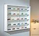 New Display Cabinet Modern Storage Shelves Wall Glass Case Box Collectibles Case