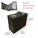 New 80 Pairs Eyeglasses Display Case Foldable Eyewear Suitcase Storage Organizer