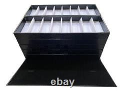 New 80 Pairs Eyeglasses Display Case Foldable Eyewear Suitcase Storage Organizer