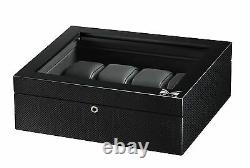 New High Quality VOLTA Carbon Fiber 8 Watch Display Case / Storage Box