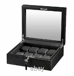 New High Quality VOLTA Carbon Fiber 8 Watch Display Case / Storage Box