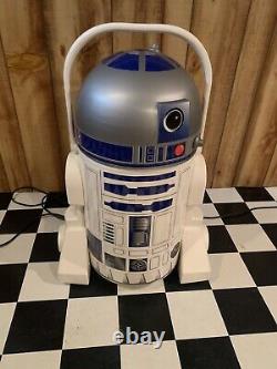 New Star Wars R2D2 PEPSI Cooler Store Rolling Display Case Collectible Local pu