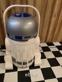 New Star Wars R2D2 PEPSI Cooler Store Rolling Display Case Collectible Local pu