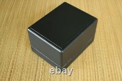 New Zenith Black Leather Sliding Lock Watch Travel Storage Display Case Box Set