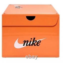 Nike Orange Plastic Shoe Box Storage Case Sneaker Display Rare Official NEW