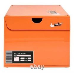 Nike Orange Plastic Shoe Box Storage Case Sneaker Display Rare Official NEW