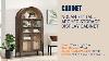 Nolan 74 Tall Arched Storage Display Cabinet Youtube Homedecor